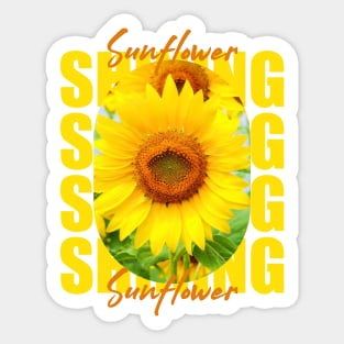 Sunflower Sticker